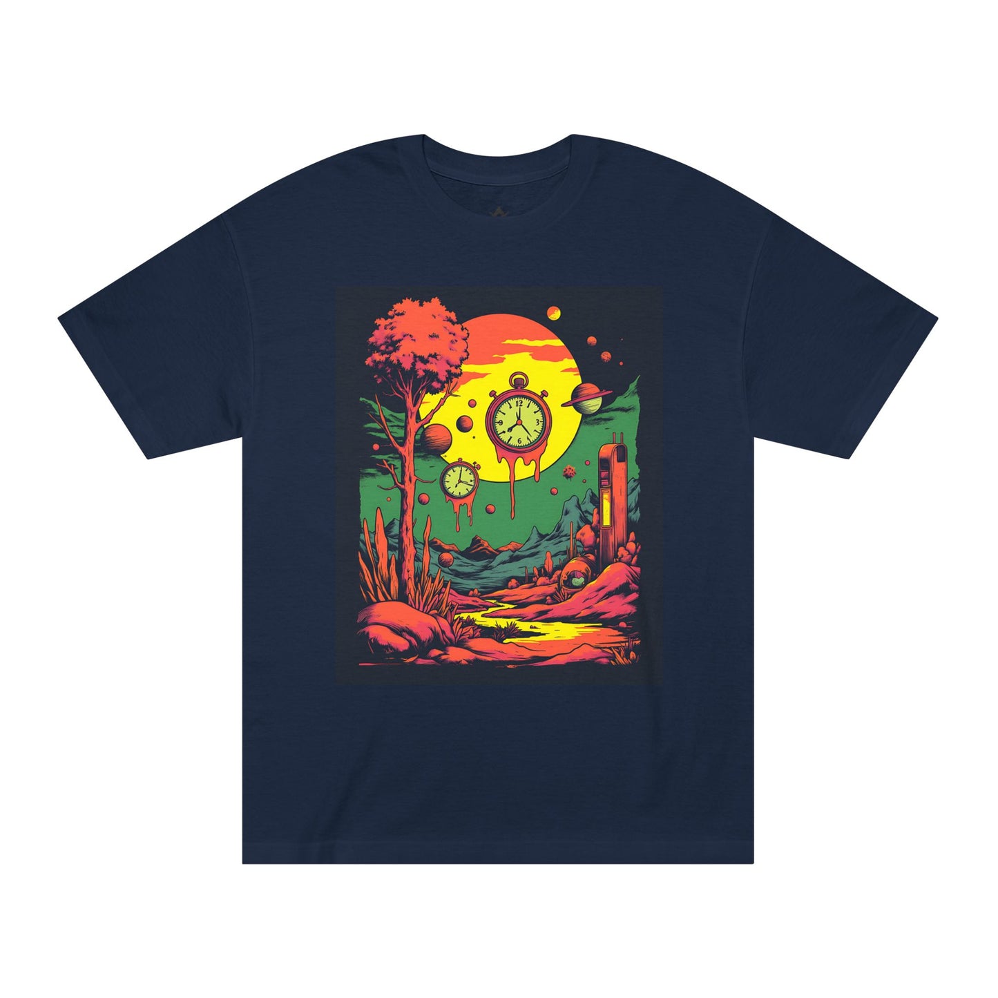 Unisex Classic Tee | Surreal Dripping Geometry