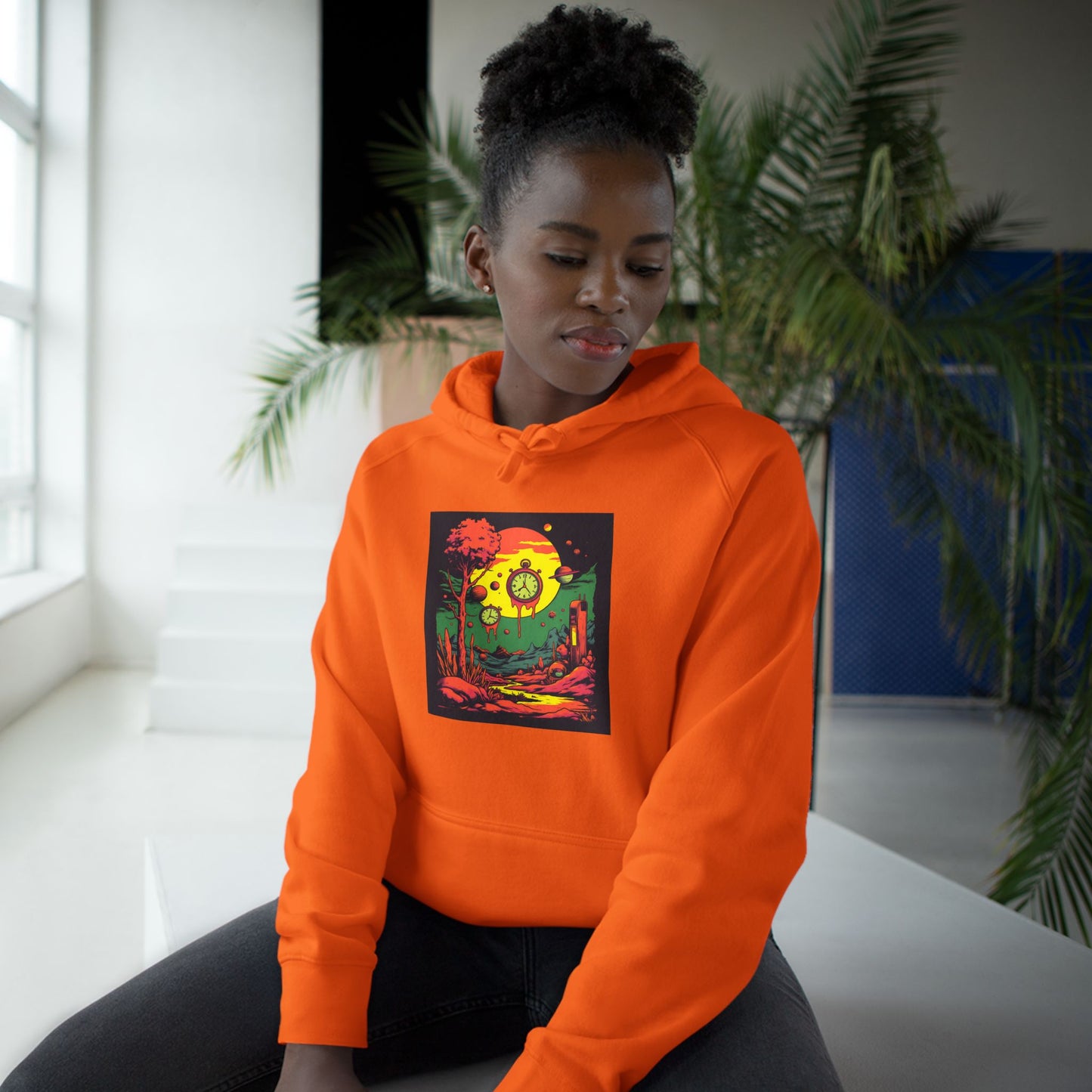 Unisex Supply Hoodie | Surreal Dripping Geometry