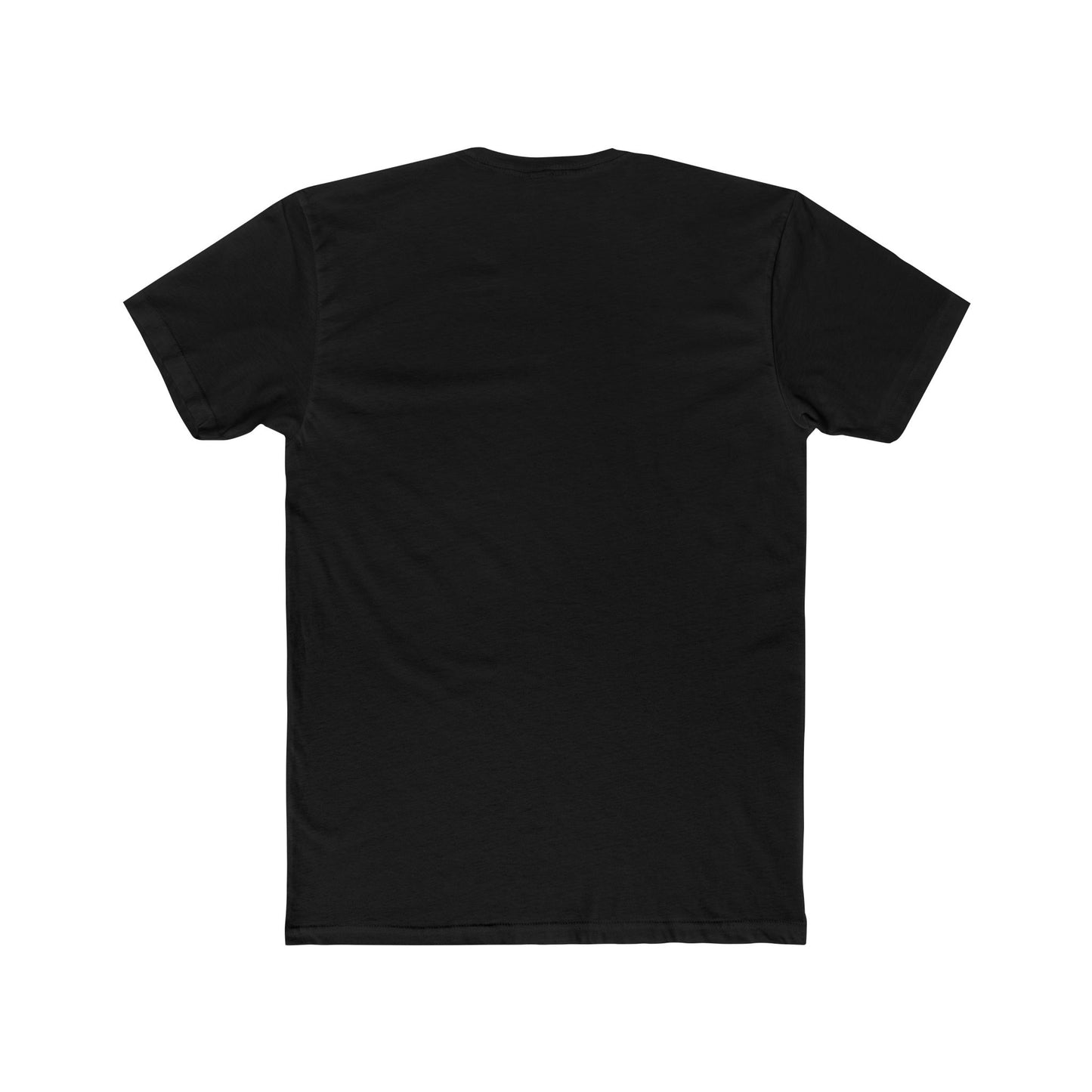 Unisex Cotton Crew Tee | Surreal Dripping Geometry