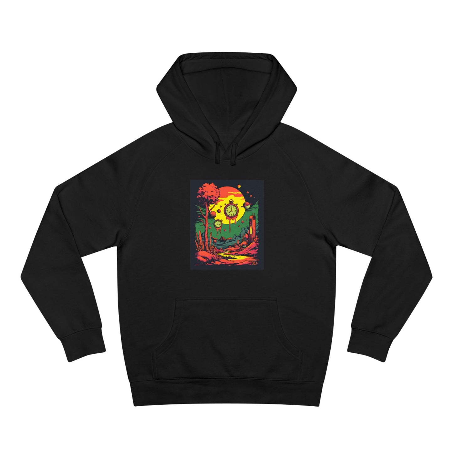 Unisex Supply Hoodie | Surreal Dripping Geometry