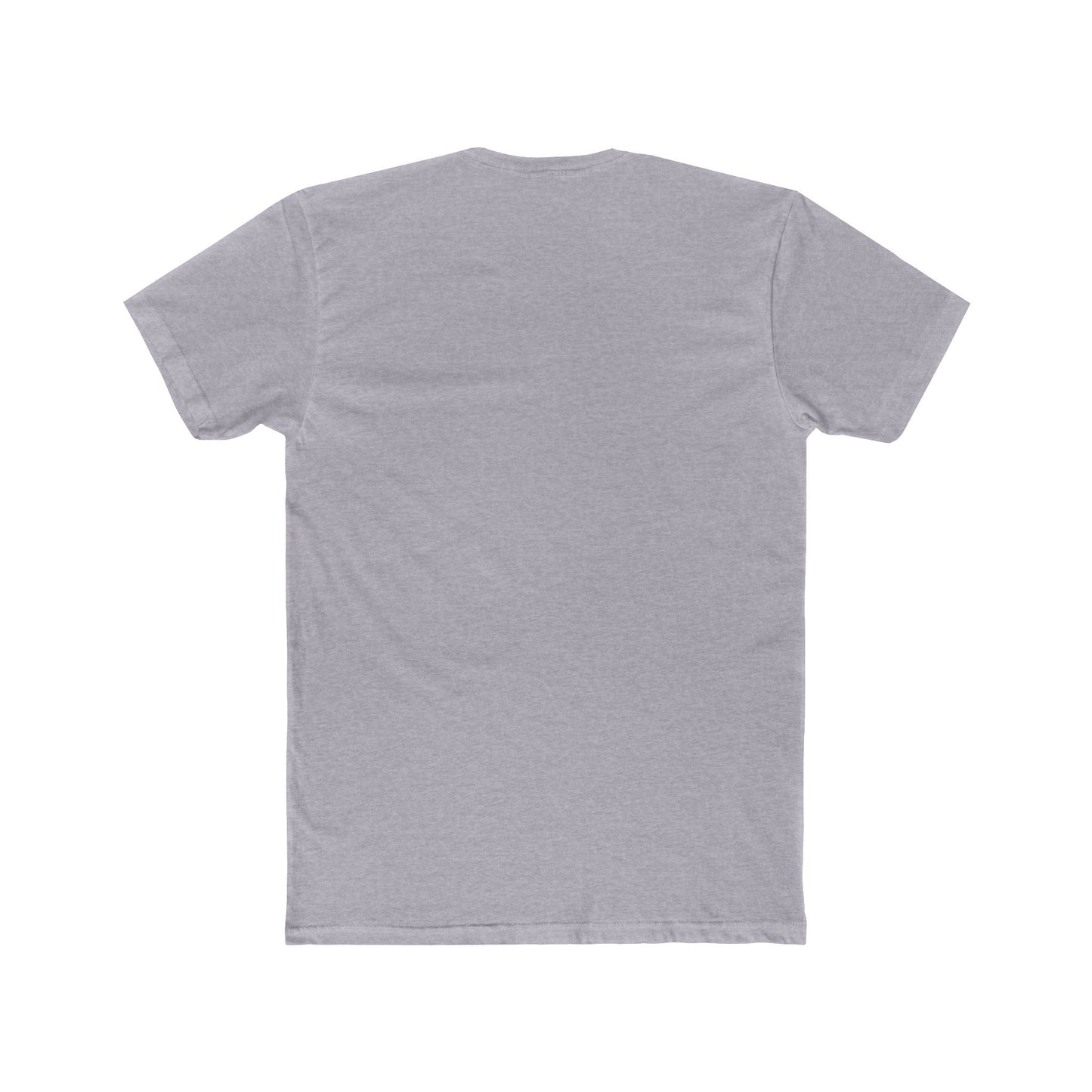 Unisex Cotton Crew Tee | Surreal Dripping Geometry