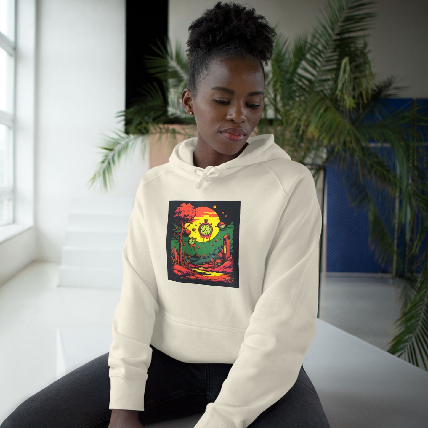 Unisex Supply Hoodie | Surreal Dripping Geometry