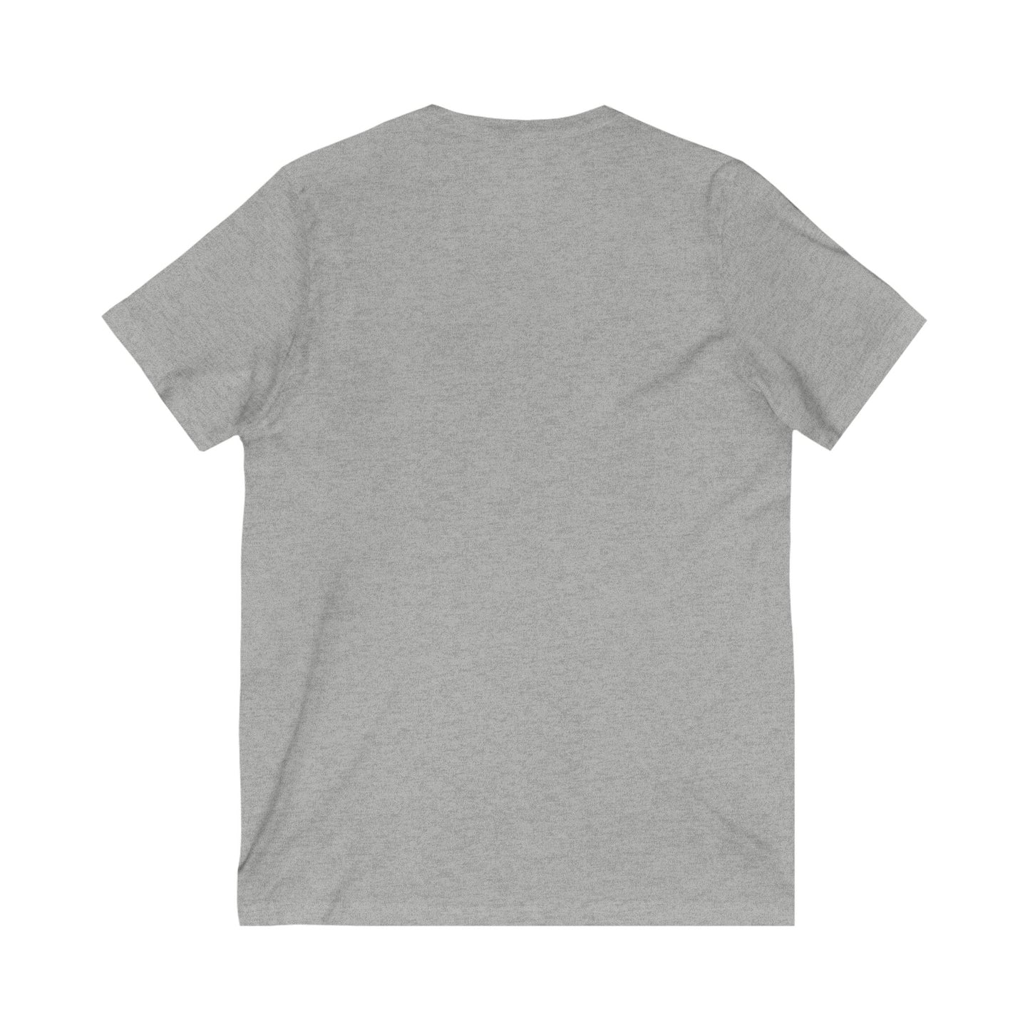 Unisex Jersey Short Sleeve V-Neck Tee | Surreal Dripping Geometry