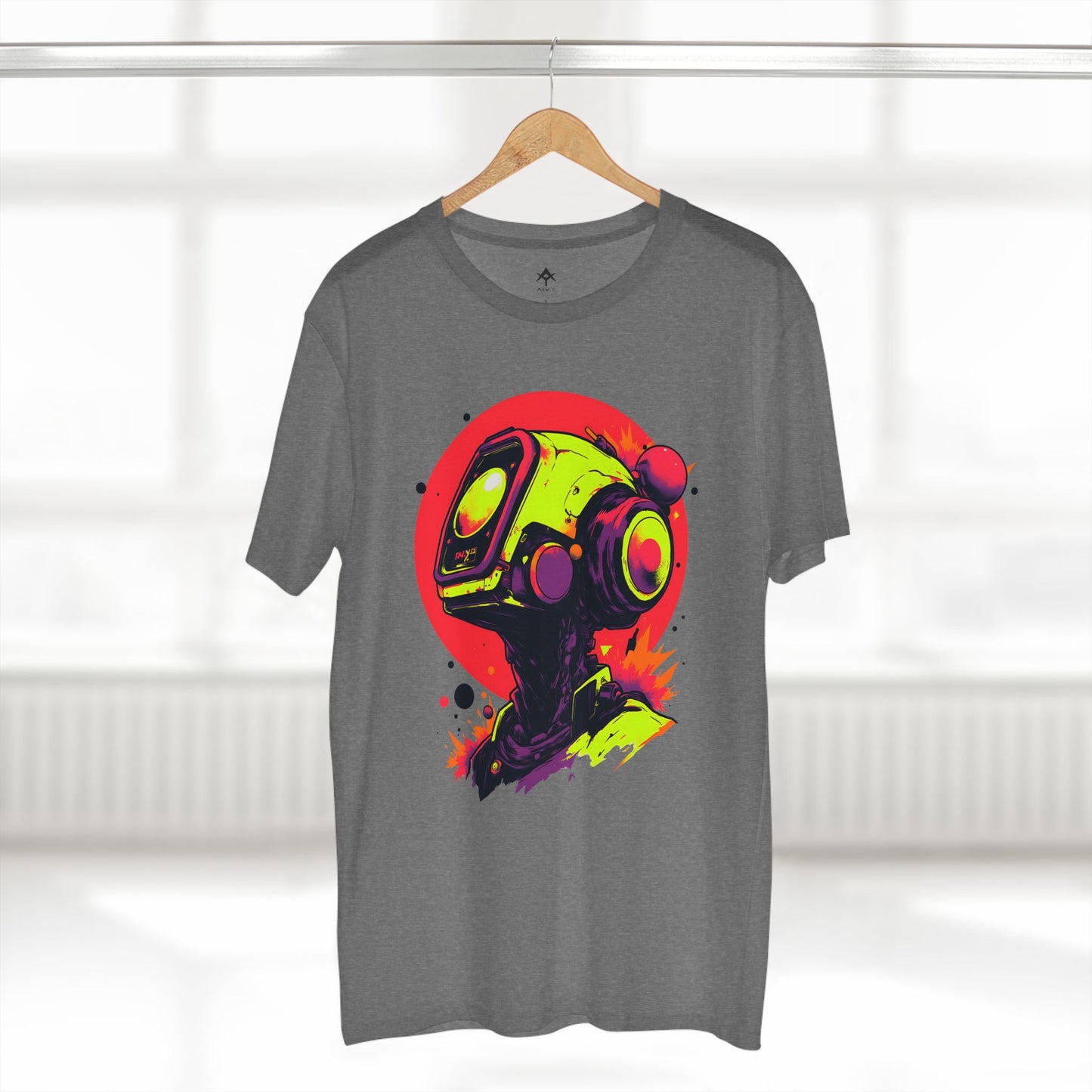 Adult Staple Tee | Y2K Abstract Robot T-Shirt Design