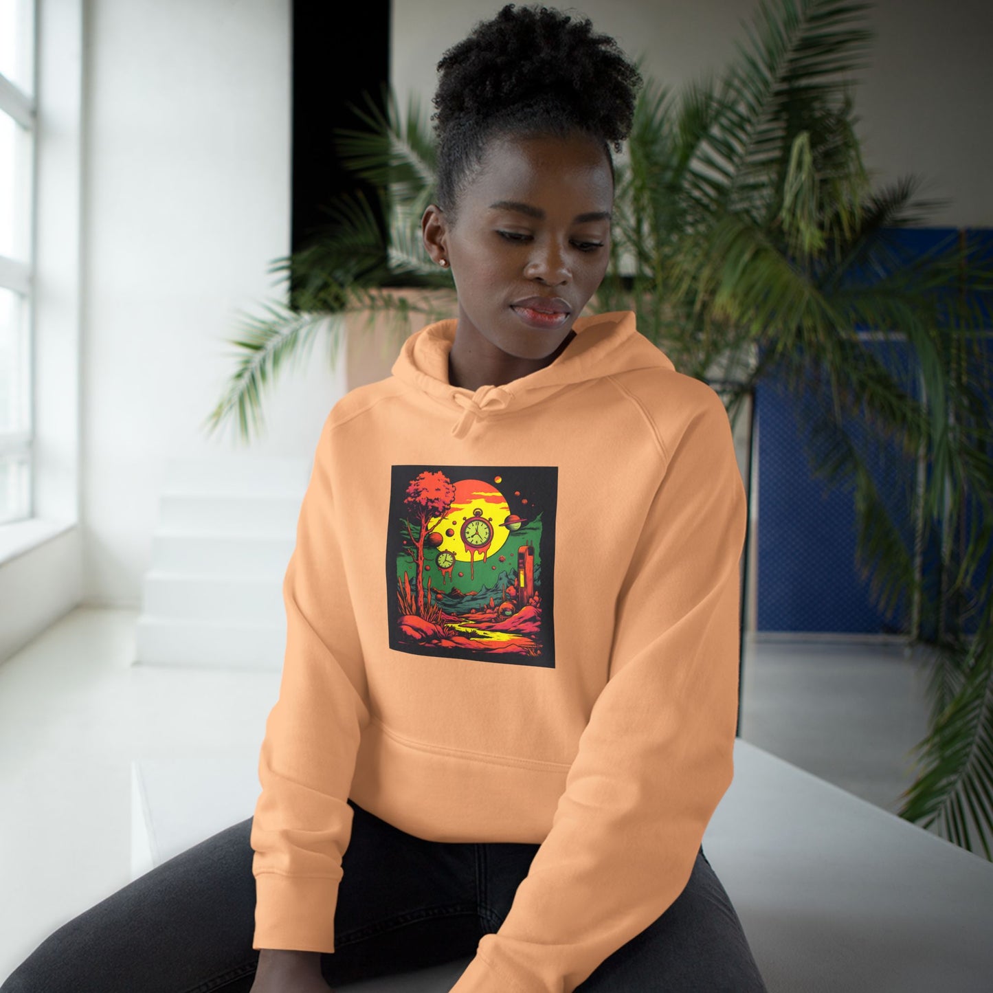 Unisex Supply Hoodie | Surreal Dripping Geometry