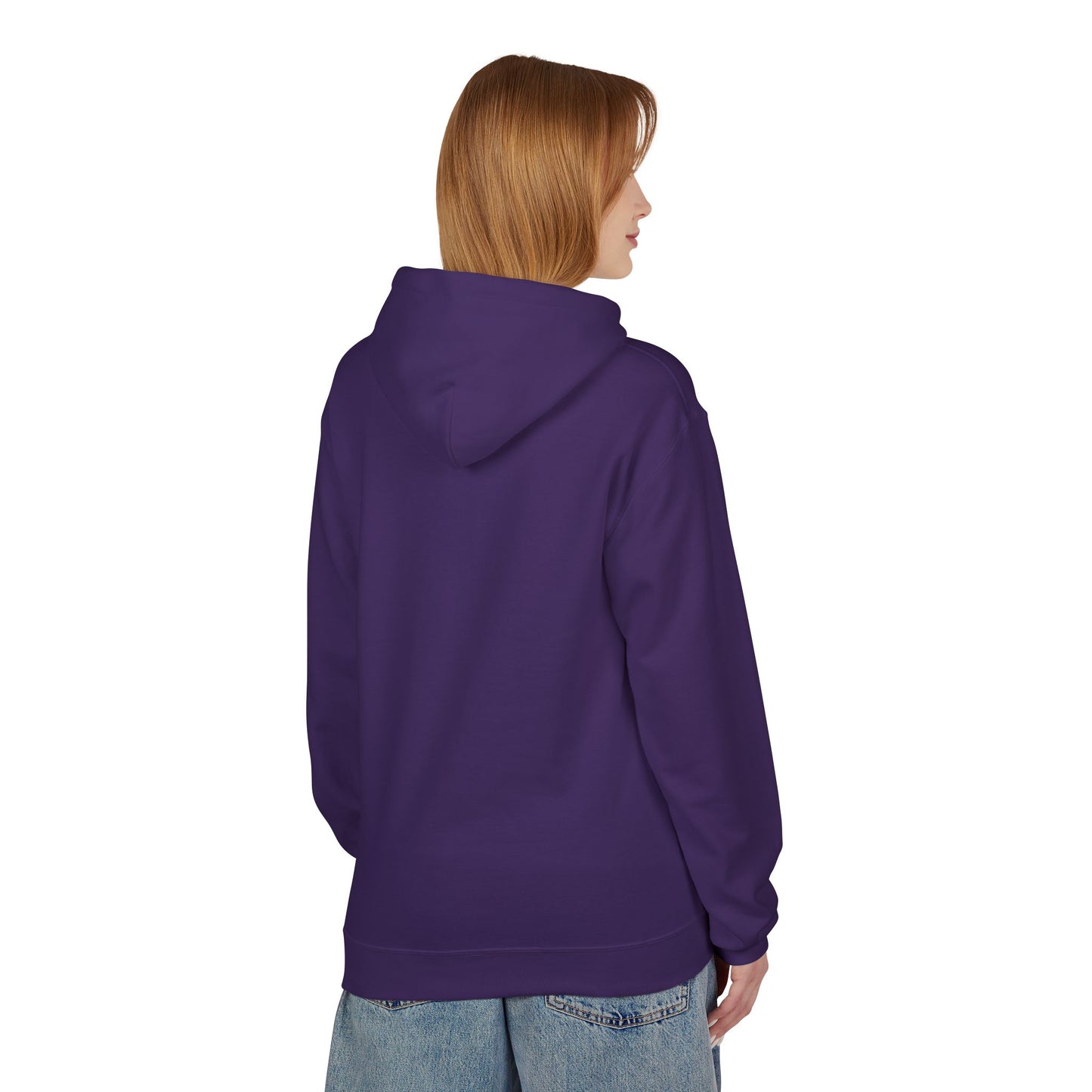 Unisex Midweight Softstyle Fleece Hoodie | Surreal Dripping Geometry