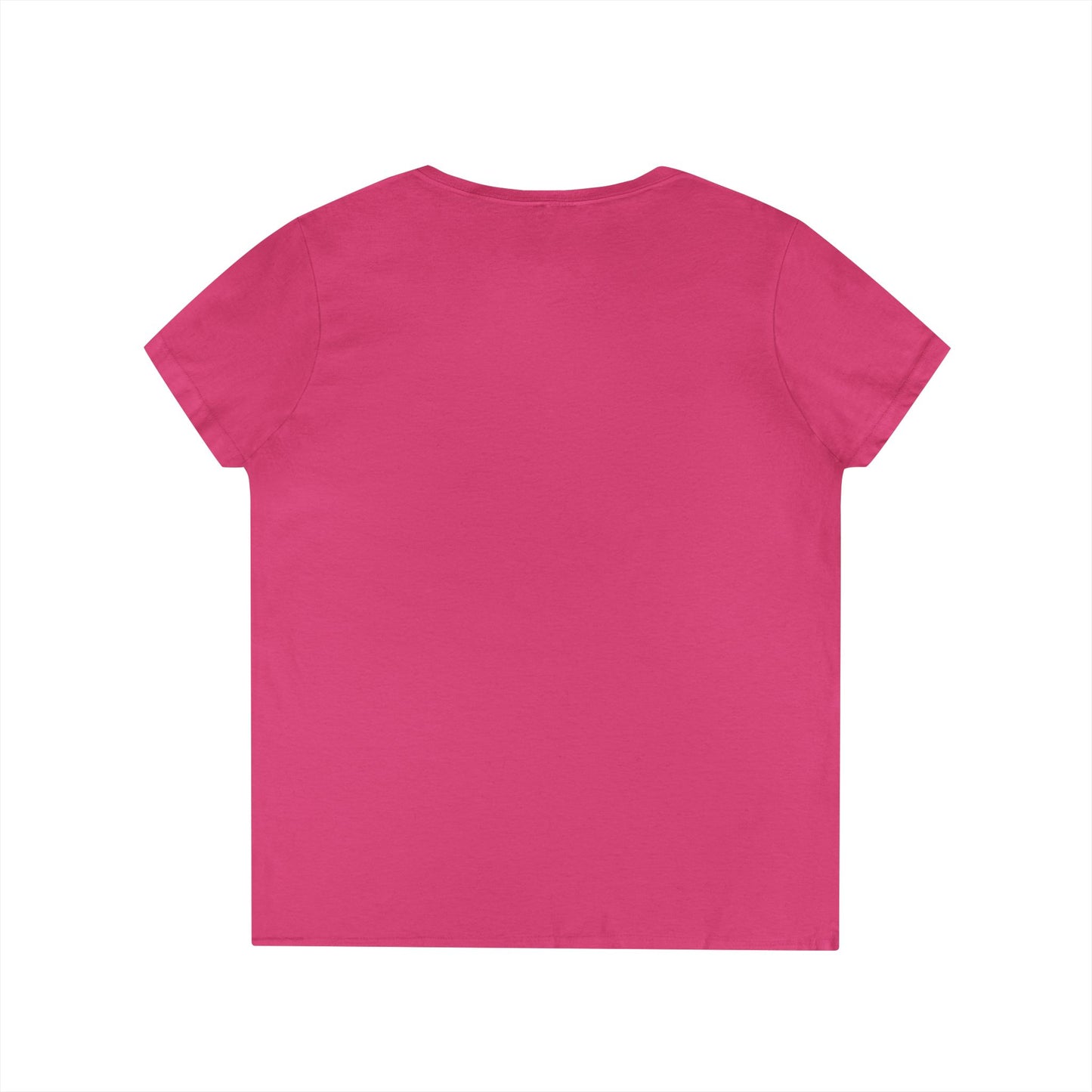Ladies' V-Neck T-Shirt | Surreal Dripping Geometry