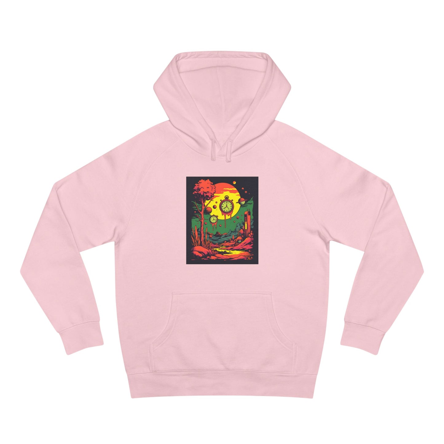 Unisex Supply Hoodie | Surreal Dripping Geometry