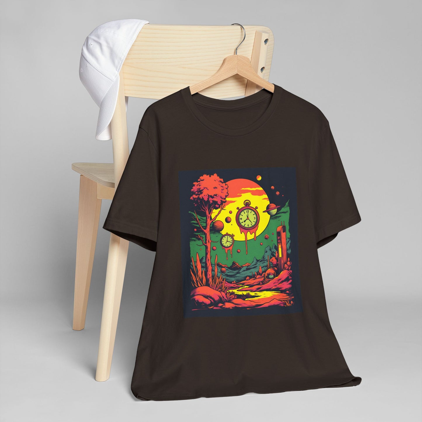 Unisex Jersey T-Shirt | Surreal Dripping Geometry