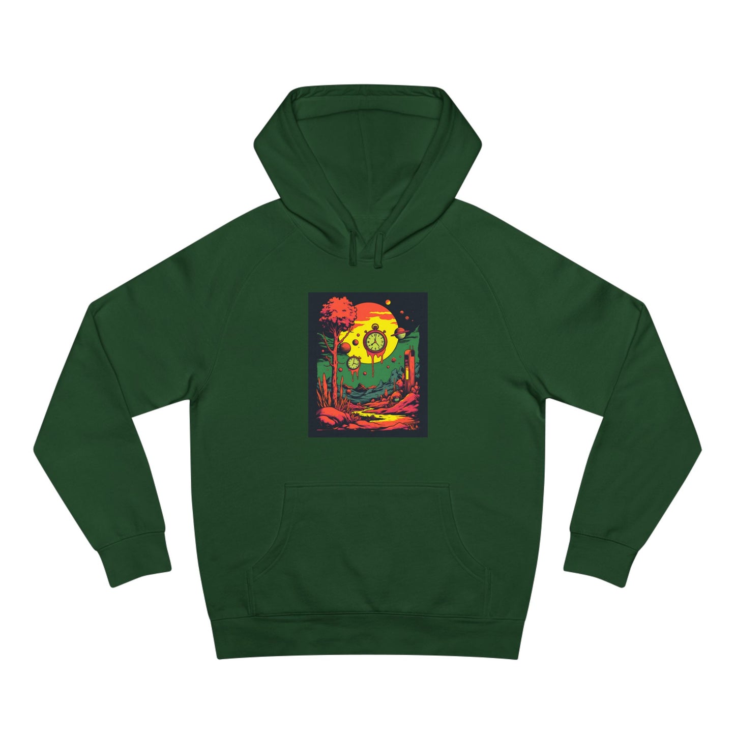Unisex Supply Hoodie | Surreal Dripping Geometry