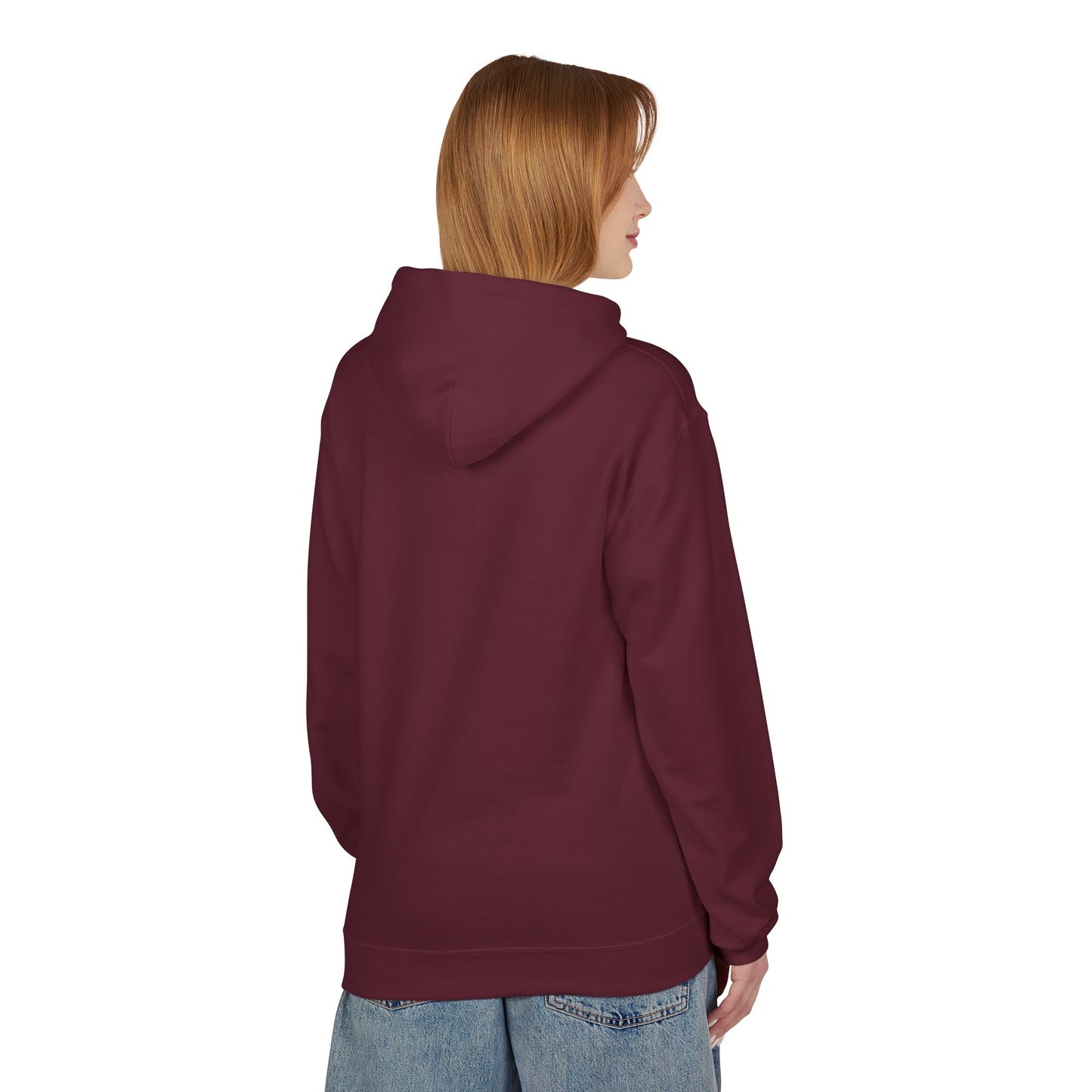 Unisex Midweight Softstyle Fleece Hoodie | Surreal Dripping Geometry