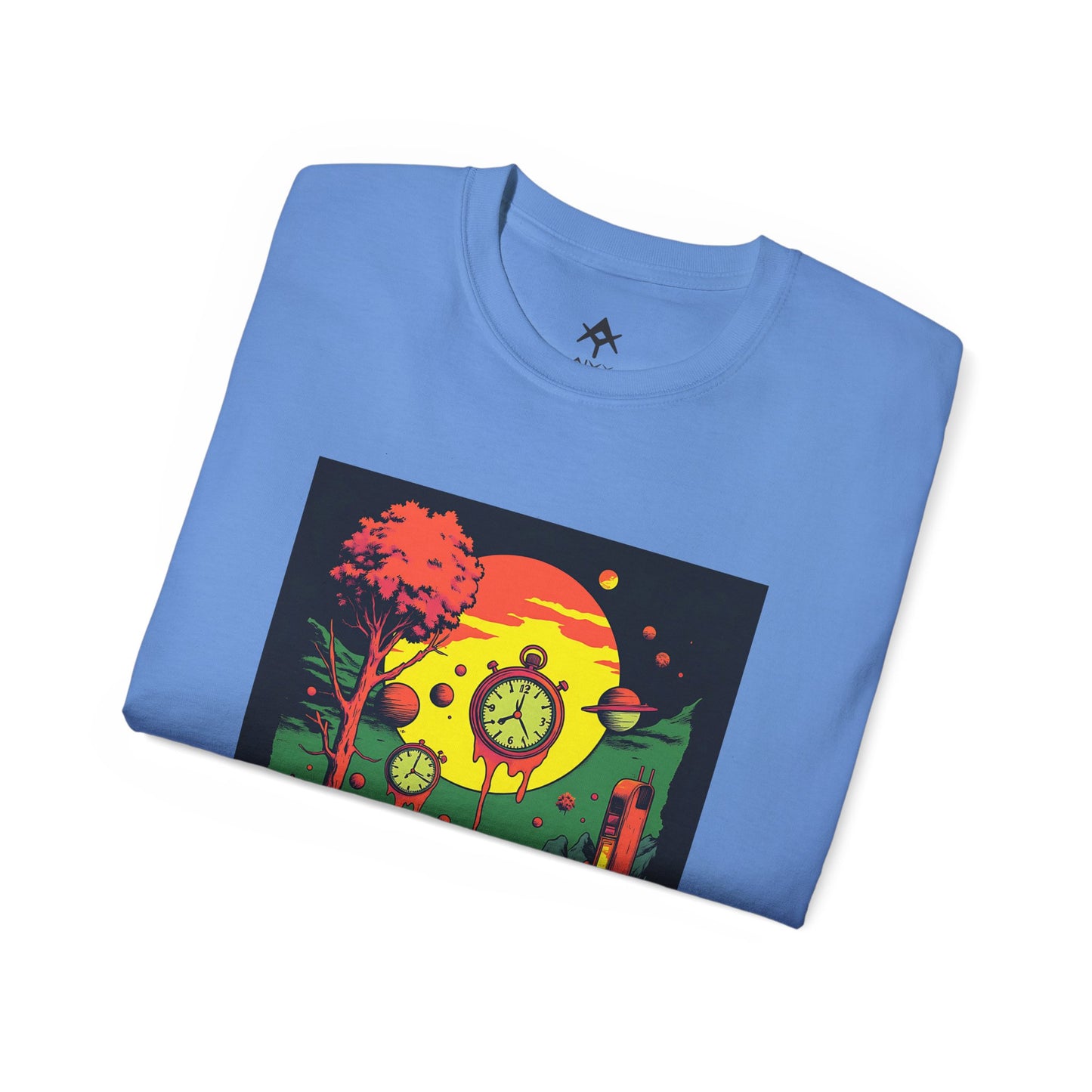 Unisex Ultra Cotton Tee | Surreal Dripping Geometry