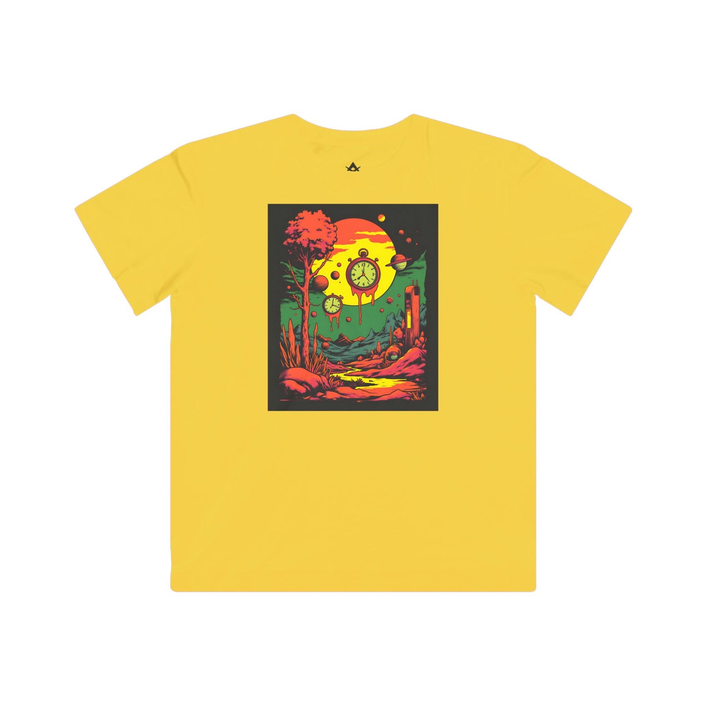 Kids Fine Jersey Tee | Surreal Dripping Geometry