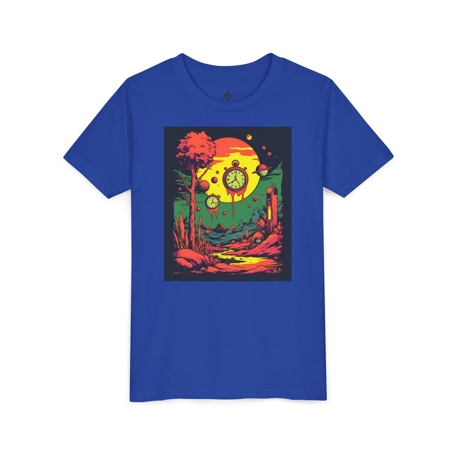 Youth Short Sleeve Tee | Surreal Dripping Geometry