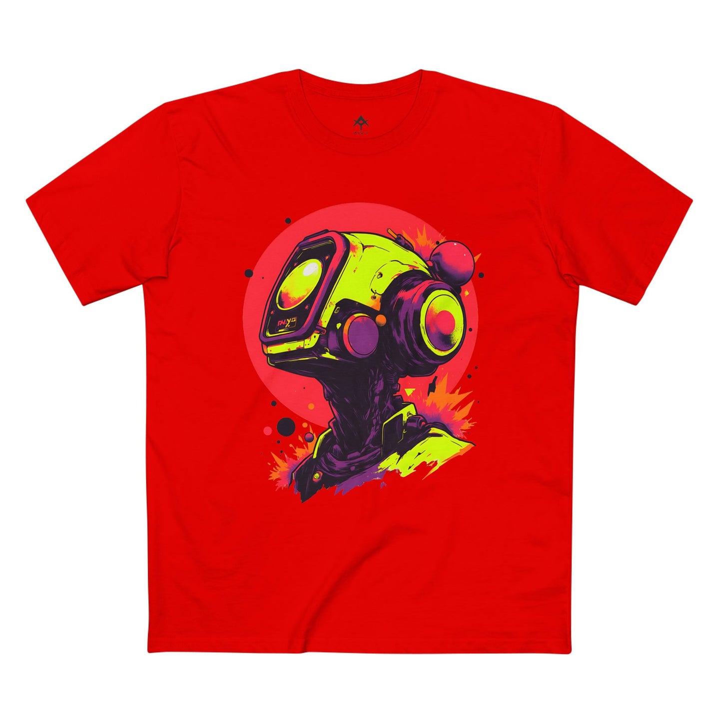 Adult Staple Tee | Y2K Abstract Robot T-Shirt Design