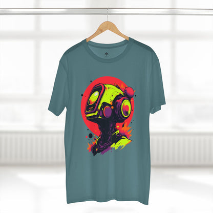 Adult Staple Tee | Y2K Abstract Robot T-Shirt Design