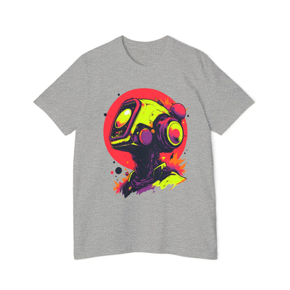 USA-Made Unisex Short-Sleeve Jersey T-Shirt | Y2K Abstract Robot T-Shirt Design
