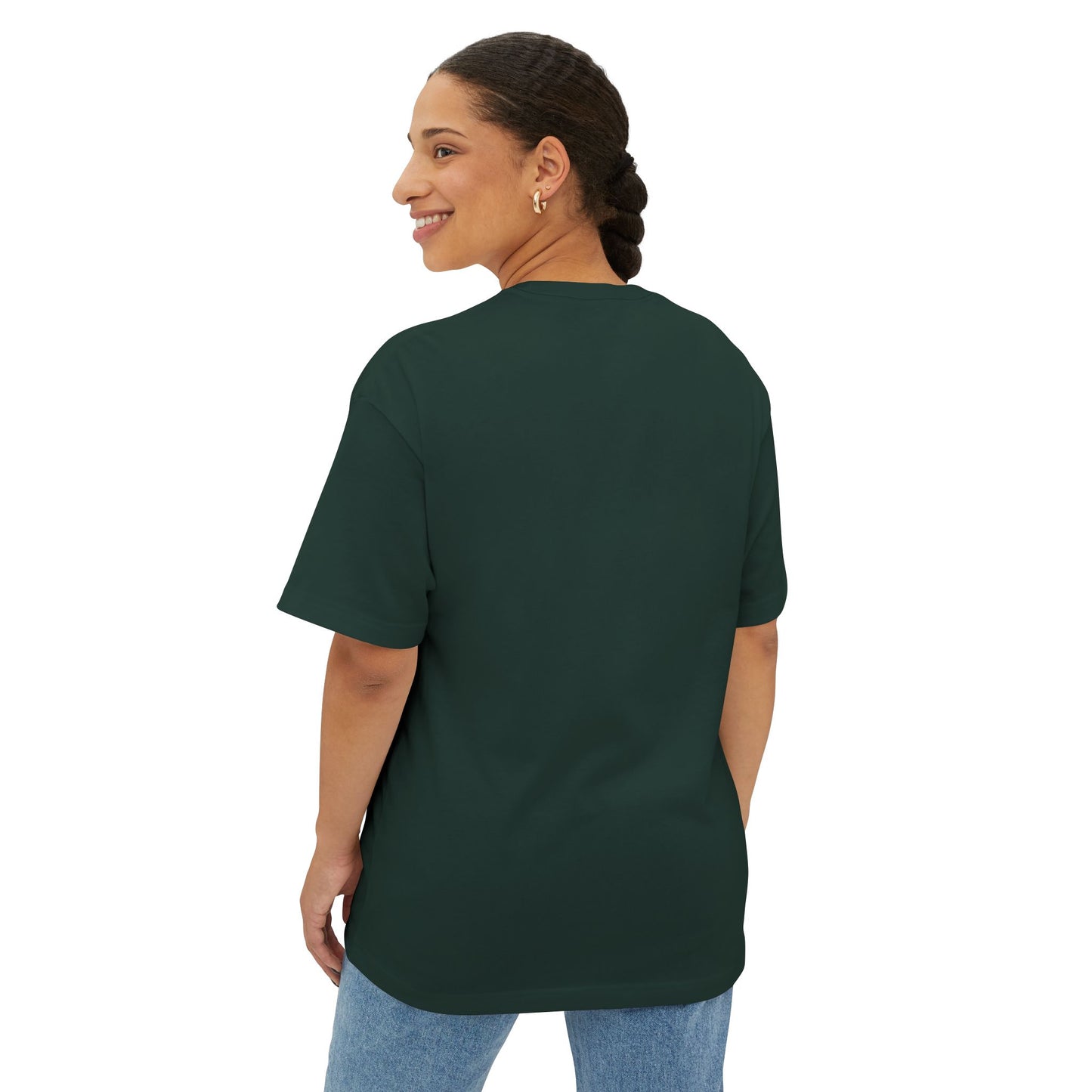 Unisex Oversized Boxy Tee | Surreal Dripping Geometry