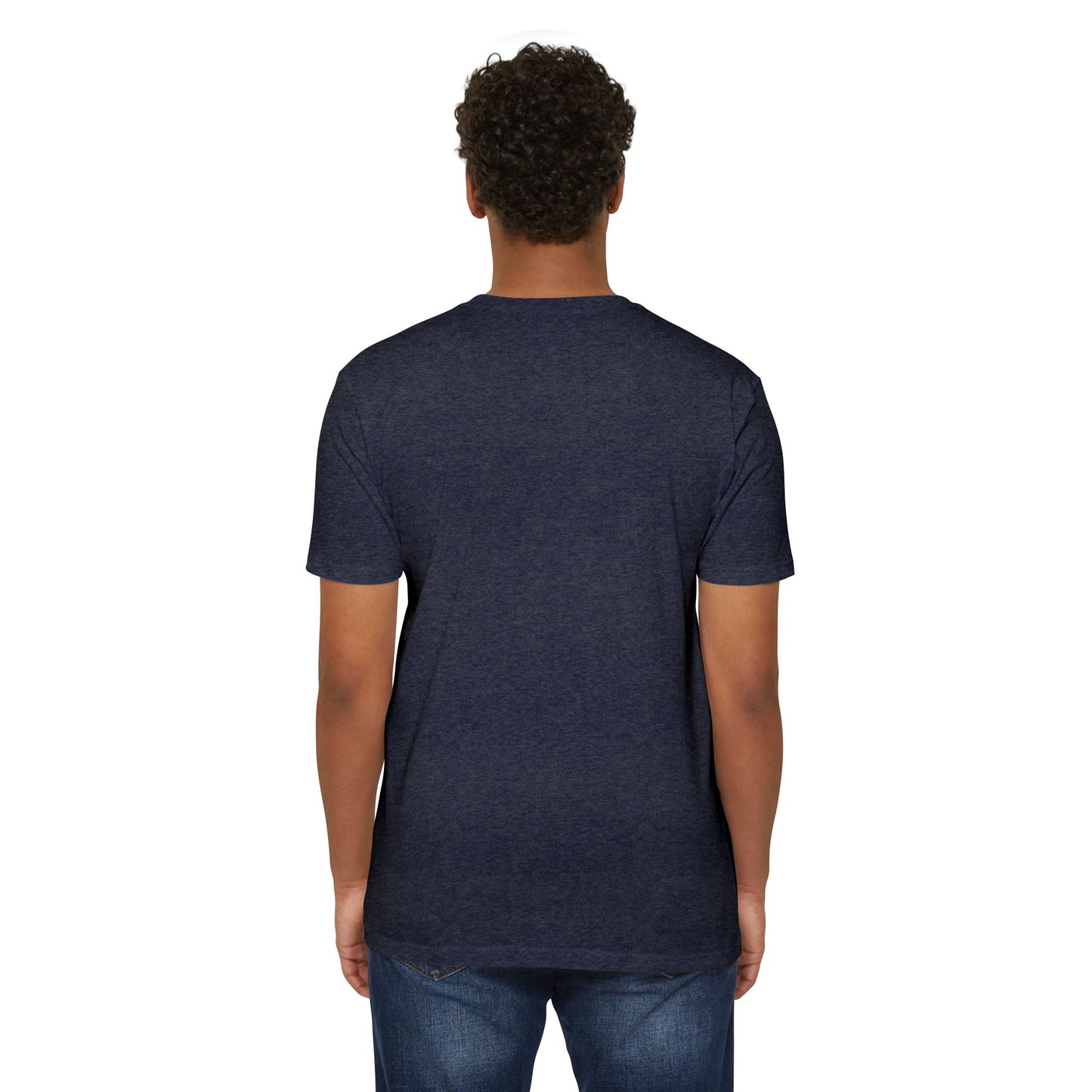 Unisex CVC Jersey T-shirt | Surreal Dripping Geometry