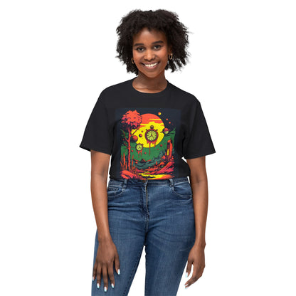 Unisex HD Cotton™ T-shirt | Surreal Dripping Geometry