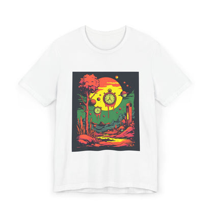 Unisex Jersey T-Shirt | Surreal Dripping Geometry