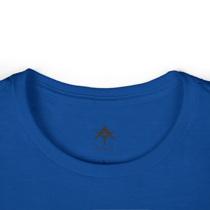 Women's Softstyle Tee | Surreal Dripping Geometry