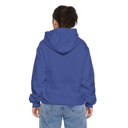 Unisex Garment-Dyed Hoodie | Surreal Dripping Geometry