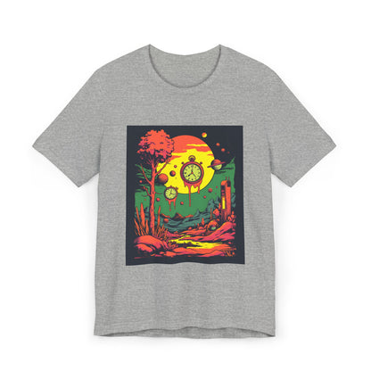 Unisex Jersey T-Shirt | Surreal Dripping Geometry