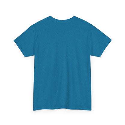 Unisex Heavy Cotton Tee | Surreal Dripping Geometry