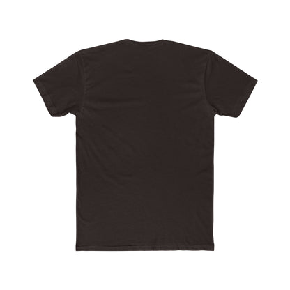 Unisex Cotton Crew Tee | Surreal Dripping Geometry