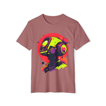 Unisex Recycled Organic T-Shirt | Y2K Abstract Robot T-Shirt Design