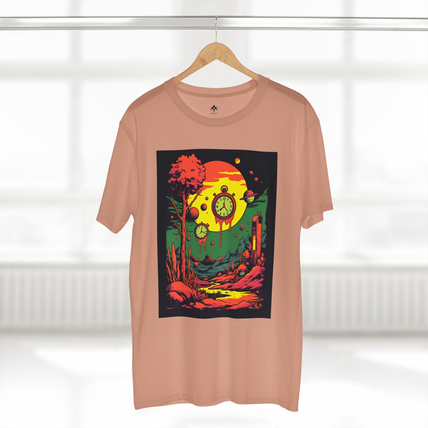 Adult Staple Tee | Surreal Dripping Geometry