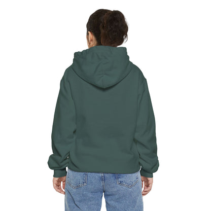 Unisex Garment-Dyed Hoodie | Surreal Dripping Geometry