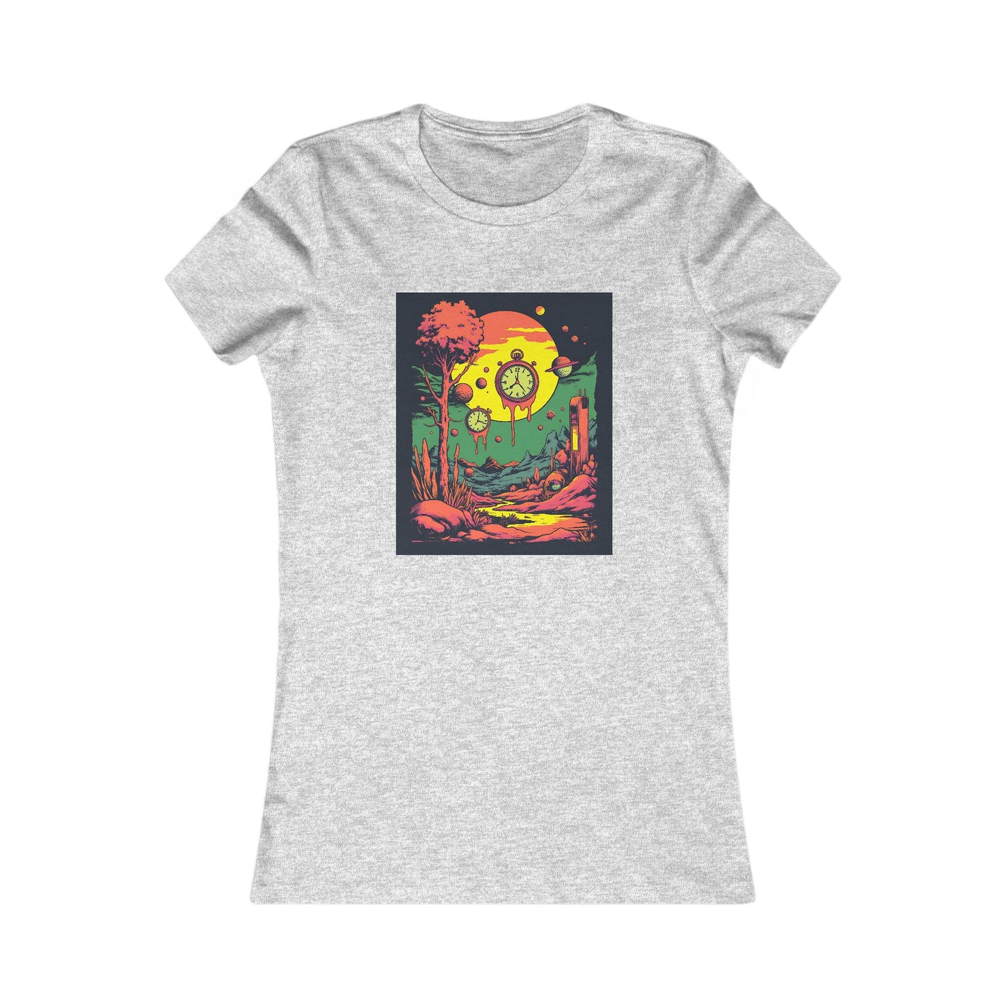 Women's Favorite Tee | Surreal Dripping Geometry