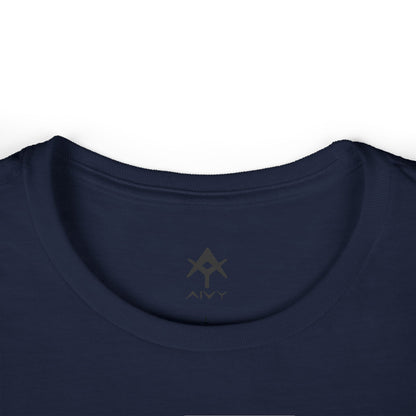 Women's Softstyle Tee | Surreal Dripping Geometry
