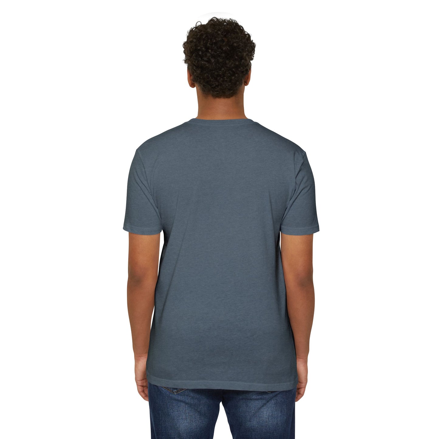 Unisex CVC Jersey T-shirt | Surreal Dripping Geometry