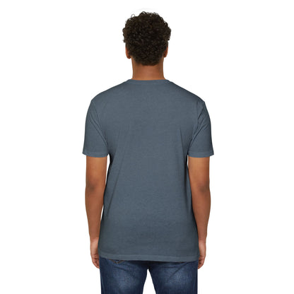 Unisex CVC Jersey T-shirt | Surreal Dripping Geometry