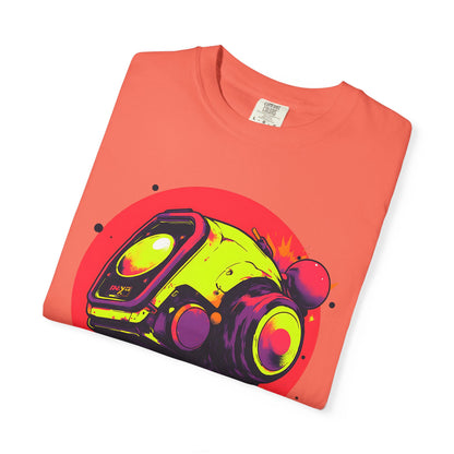 Unisex Garment-Dyed T-shirt | Y2K Abstract Robot T-Shirt Design