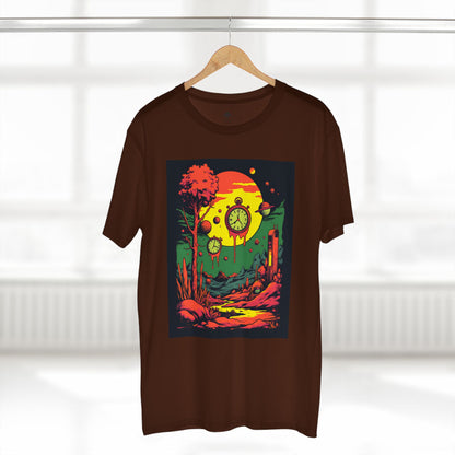 Adult Staple Tee | Surreal Dripping Geometry