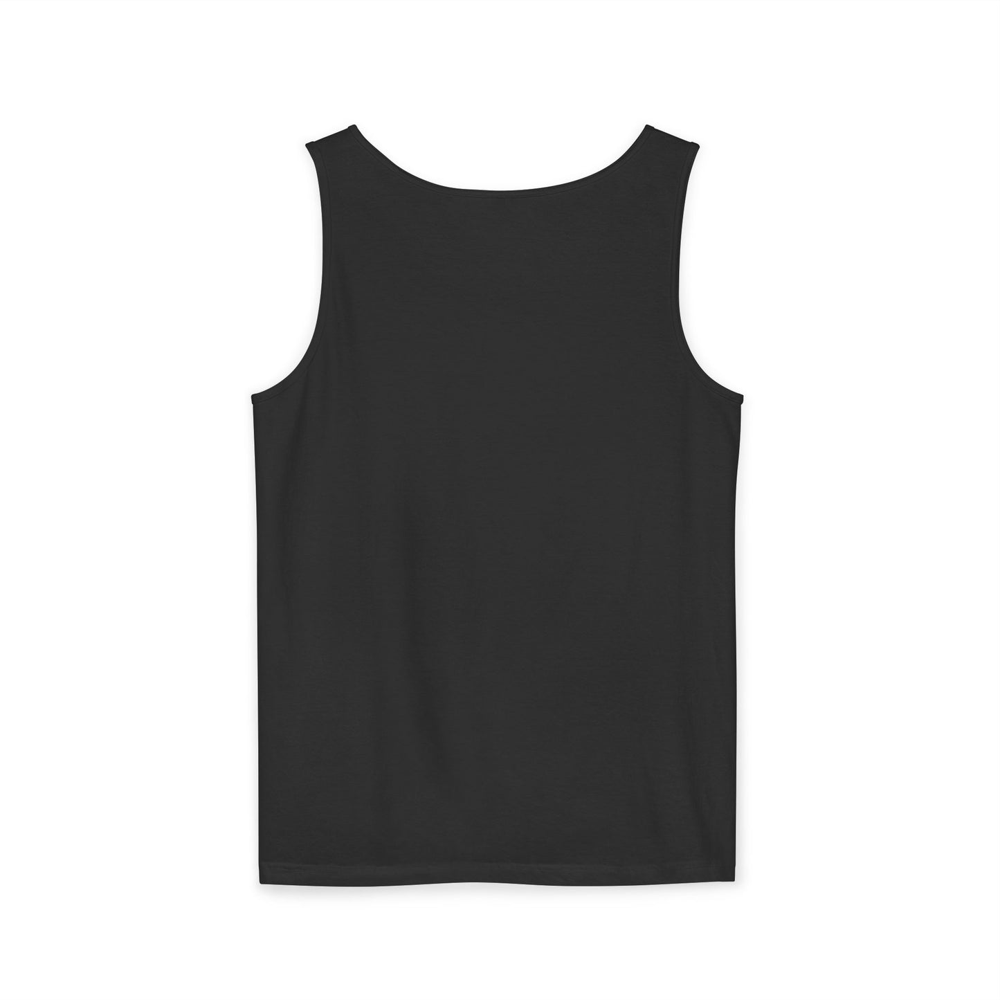 Unisex Garment-Dyed Tank Top | Surreal Dripping Geometry