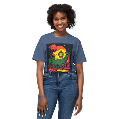 Unisex HD Cotton™ T-shirt | Surreal Dripping Geometry