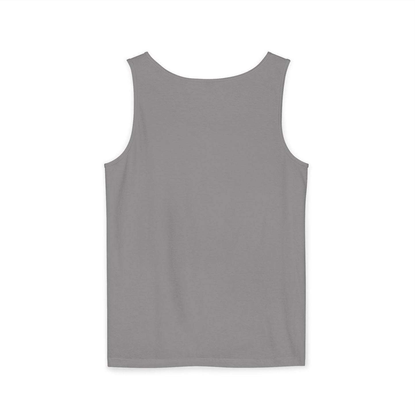 Unisex Garment-Dyed Tank Top | Surreal Dripping Geometry