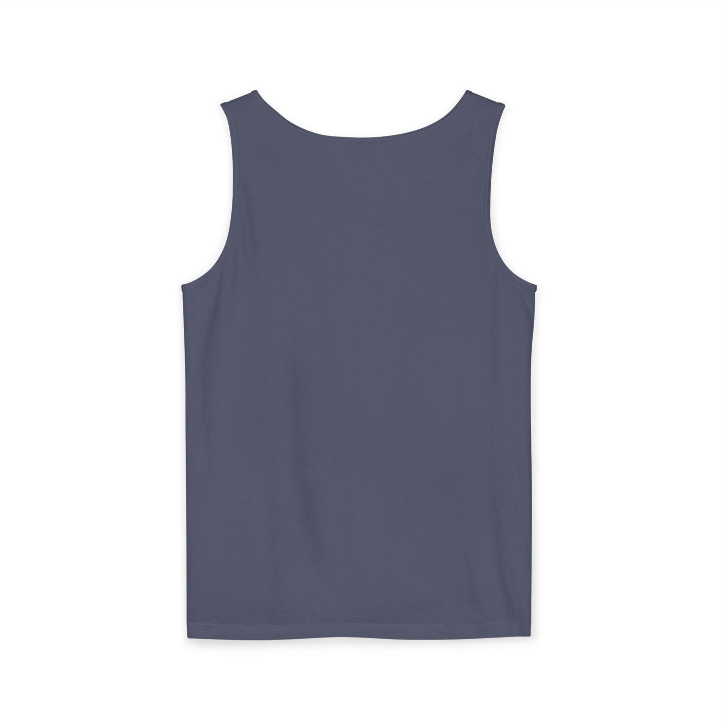 Unisex Garment-Dyed Tank Top | Surreal Dripping Geometry