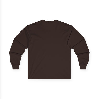 Unisex Ultra Cotton Long Sleeve Tee | Surreal Dripping Geometry