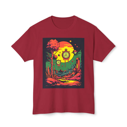 Unisex HD Cotton™ T-shirt | Surreal Dripping Geometry