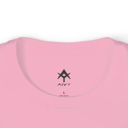 Kids Fine Jersey Tee | Surreal Dripping Geometry