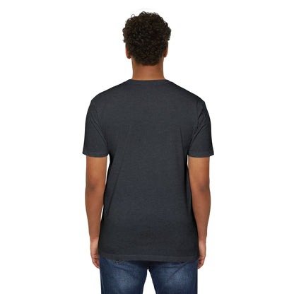 Unisex CVC Jersey T-shirt | Surreal Dripping Geometry