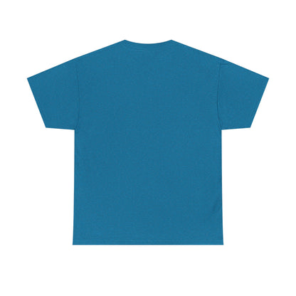 Unisex Heavy Cotton Tee | Surreal Dripping Geometry