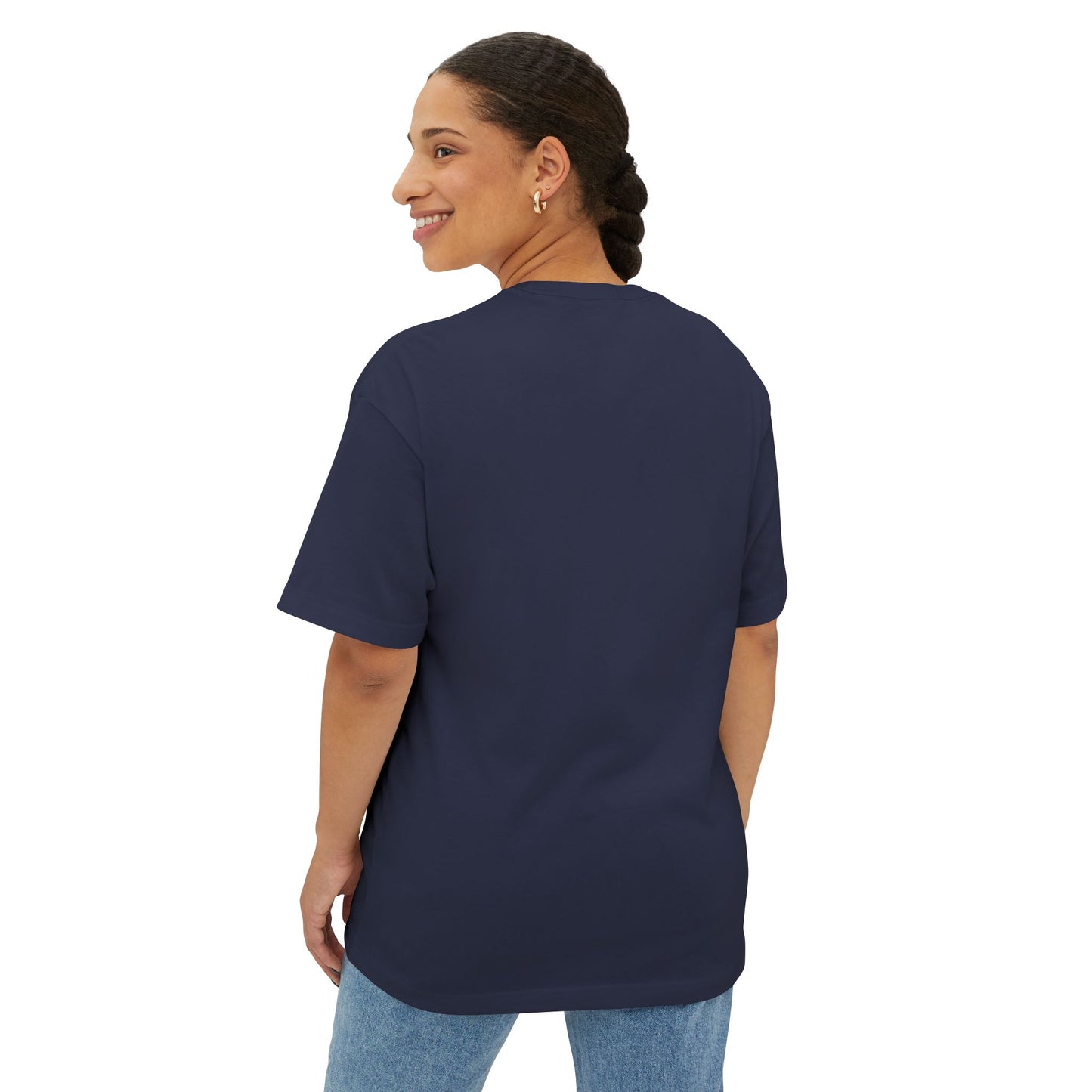 Unisex Oversized Boxy Tee | Surreal Dripping Geometry