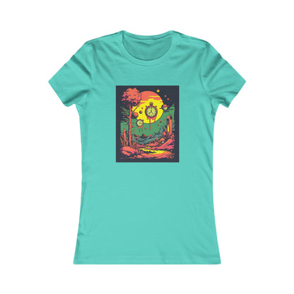 Women's Favorite Tee | Surreal Dripping Geometry